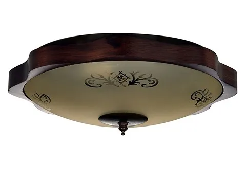 لوستر سقفی آشپزخانه؛ دکوری مدرن چوبی کریستال چشمه نور LED