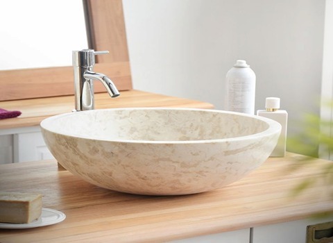 کاسه روشویی سنگی; دیواری پایه دار روکابینتی عدم تغییر رنگ استحکام بالا