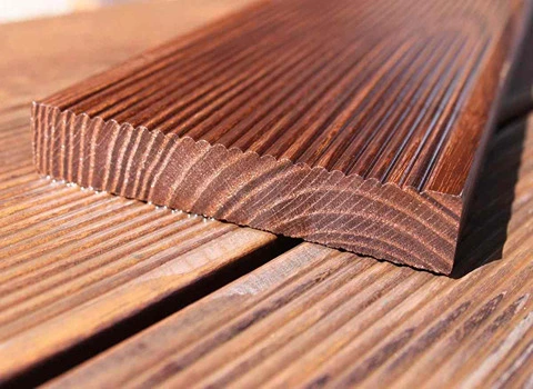 چوب ترمو روسی Russian wood مقاومت بالا 2 رنگ قهوه ای تیره روشن