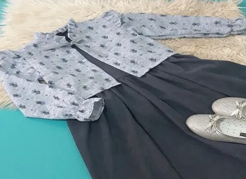 قیمت سارافون دخترانه بهاره  + خرید