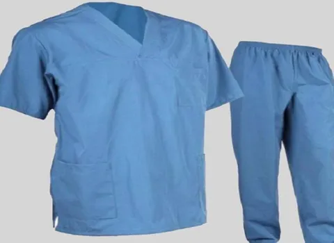 لباس بیمارستانی تترون Hospital clothes سبک با دوام شستشوی آسان
