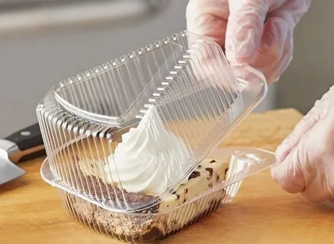 ظرف یکبار مصرف شیرینی؛ طرح دار ساده 2 نوع درب دار بدون درب