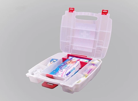 جعبه کمک های اولیه پلاستیکی؛ مشبک مقاوم مدارس ورزشگاه کارخانه Box