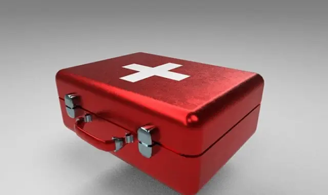 جعبه کمک های اولیه پزشکی؛ دیواری قابل حمل جنس فلزی Medical