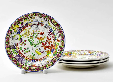 ظروف چینی طرح مرغی؛ استخوانی زجاجی پرسلان شفافیت بالا سرویس 12 عددی