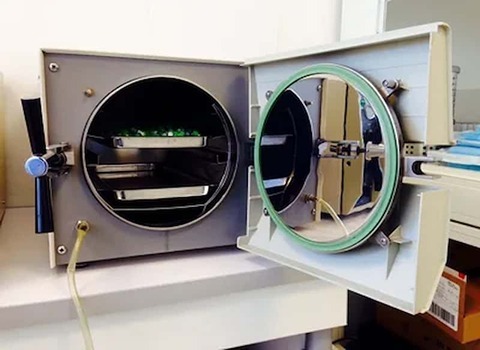 دستگاه اتوکلاو بخار؛ فولاد استریل مواد عفونی مقاوم Steam