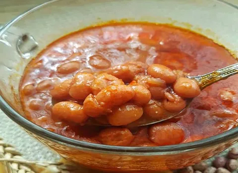 طرز تهیه لوبیا کنسروی با قارچ و سیب زمینی + ساده و خوشمزه