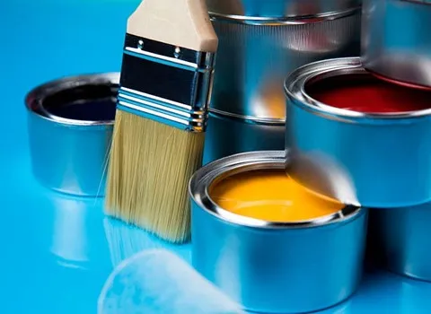 رنگ پلاستیک ضد رطوبت؛ قابل شستشو دیوار قوطی 3 رنگ (قرمز سبز آبی)