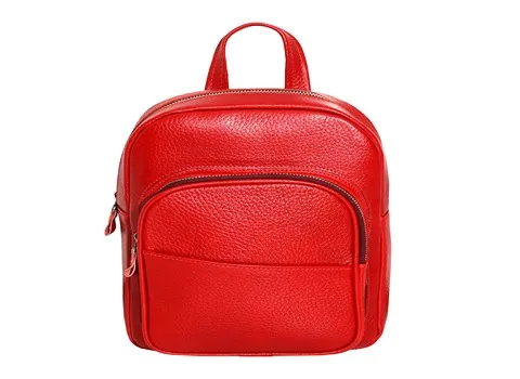 کیف کوله چرم طبیعی؛ ساختار طبی 2 رنگ صورتی Beige