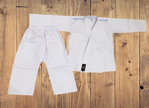 لباس کاراته نوجوان؛ آزاد گشاد پارچه ای ضدعرق پنبه ای