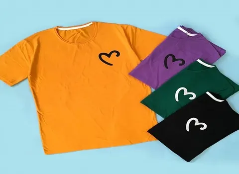 تیشرت زنانه ترک؛ ساده گشاد نیم تنه 2 طرح طبیعت حیوان