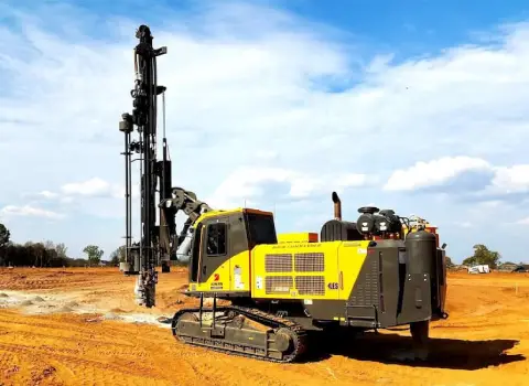 دستگاه حفاری سنگ شکن؛ ضربه ای چرخشی 2 نوع صنعتی کارگاهی