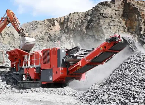 دستگاه سنگ شکن لودر (فکی) سیار راه سازی کم مصرف (65KW) ایران