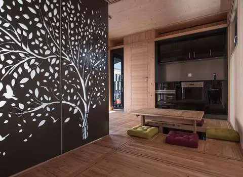 ام دی اف رنگی مات؛ خام روکش دار 3 نوع چوبی کاغذی ملامینه