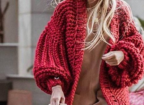 بافت زنانه جلو باز؛ انواع (دستی ماشینی) مناسب فصول سرد سال