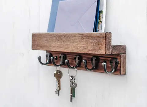 جاکلیدی چوبی ساده؛ ضد رطوبت مقاومت بالا درخشان صاف 25 سانتی متر