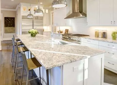 سنگ گرانیت؛ طبیعی مشکی سفید رگه دار ضد آب Granite