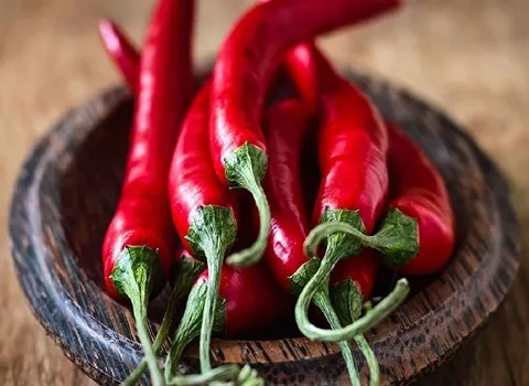 فلفل قرمز ترکیه (تند) حاوی ویتامین A C B6 درمان درد معده روماتیسم