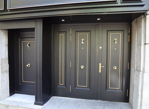 درب ضد سرقت بدون چارچوب؛ سفید مشکی زرشکی 2 نوع یک لنگه دو لنگه