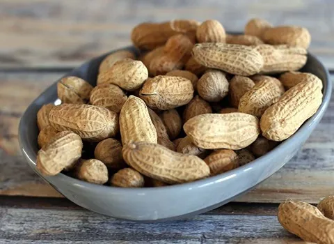 بادام زمینی اعلا؛ شور خام درمان کم خونی پوکی استخوان Vitamin B9