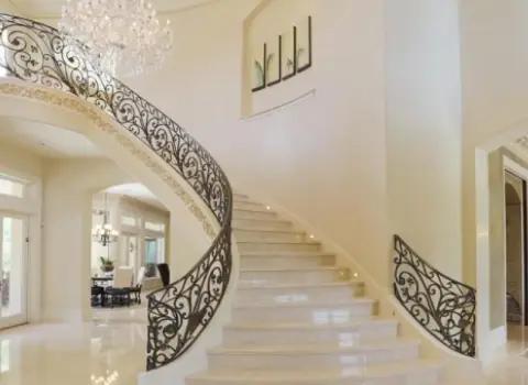 سنگ مرمریت آباده اصفهان؛ نمای ساختمان (طلایی مسی) صاف صیقلی