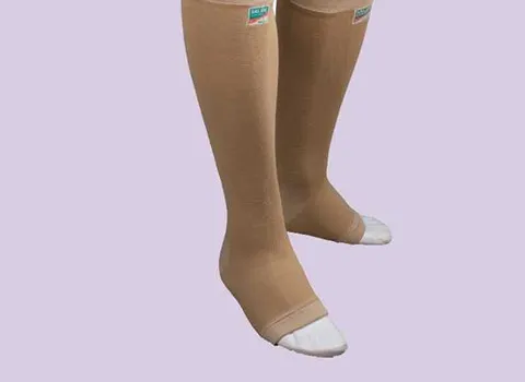 باند کشی واریس؛ جوارابی 3 رنگ (سفید مشکی کرمی ) محافظ رگ ها