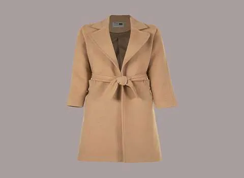 پالتو زنانه ارزان؛ اسپرت مجلسی بارانی جنس (پشم سوییت چرم)