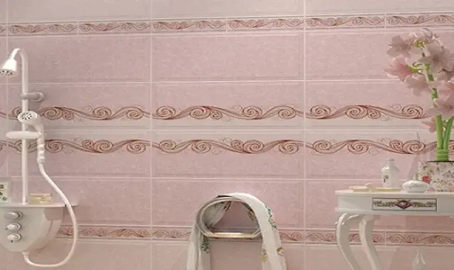 کاشی سرامیک صورتی ؛ سیمانی ضد حریق 3 کاربرد (حمام بیمارستان کفپوش)