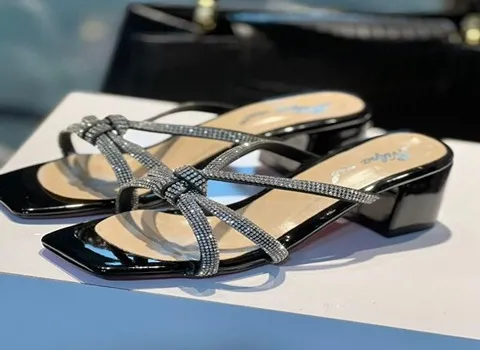 صندل زنانه نگین دار + خرید و فروش