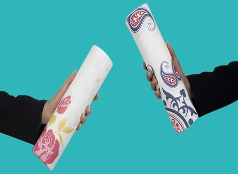 سفره یکبار مصرف رولی؛ پلاستیکی ساده طرحدار 110x100 سانتی متر