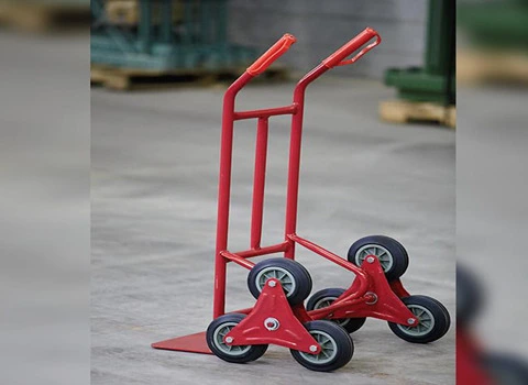 چرخ حمل بار پله؛ فلز صنعتی سبک 2 جنس فلز قوطی