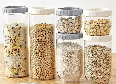 خرید جدیدترین انواع ظروف پلاستیکی جای حبوبات