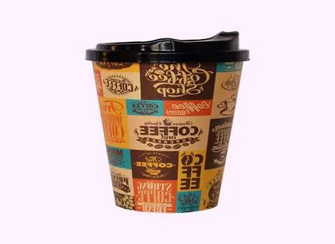 لیوان پلاستیکی در دار؛ جنس پلی استایرن فول گرید مقاوم برابر حرارت