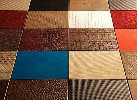 چرم مصنوعی طرح پوست مار؛ پلی اورتان وینیل میکرو فیبر مناسب مبل پوشاک