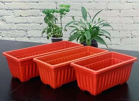 خرید گلدان پلاستیکی مستطیلی با قیمت استثنایی