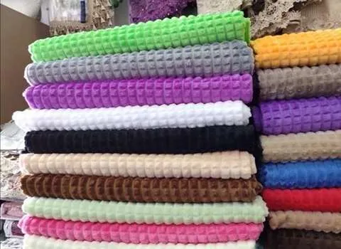 پتو پلیسه دونفره؛ نخ پنبه طبیعی انعطاف پذیر ضد حساسیت blanket