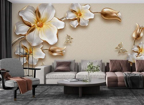 کاغذ دیواری سه بعدی | خرید مدل های متنوع کاغذ دیواری سه بعدی