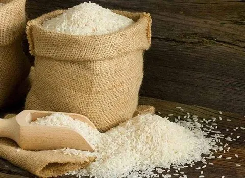 گونی کنفی برنج؛ اتوماتیک 2 رنگ قهوه ای روشن خاکی sack