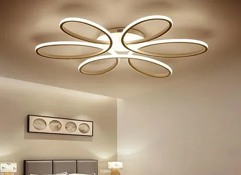 لامپ سقفی مدرن؛ سفید مهتابی خورشیدی 2 نوع LED SMD