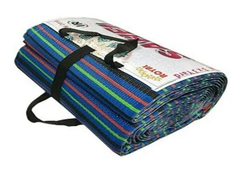 زیرانداز حصیری 12متری (مسافرتی) انواع طرح رنگ دارای دکمه بند ضد آب