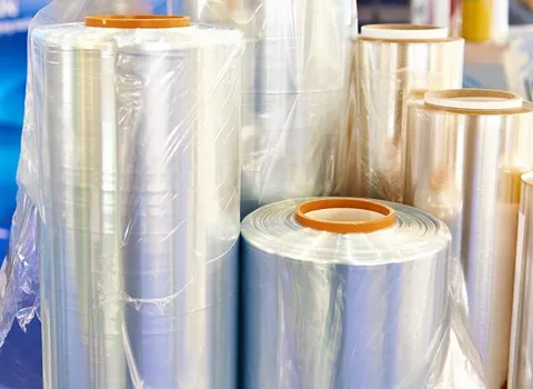 نایلون طاقه ای؛ شفاف مقاوم کشسانی چسبندگی 2 نوع استرچ کارتنی