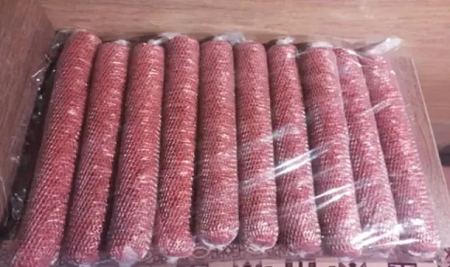 نایلون بسته بندی سوسیس؛ پلی اتیلن قرمز صورتی طلایی Nylon