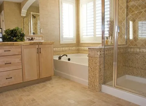 کاشی سرامیک پرسلان یزد؛ دکوراسیون مدرن کف دیوار سرویس بهداشتی