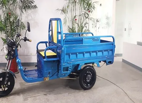 سه چرخ باربری؛ موتوری دستی 2 رنگ قرمز آبی ساخت iran