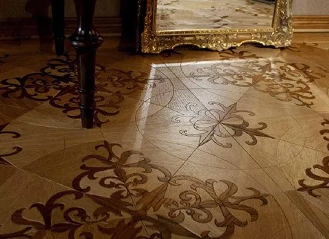 سرامیک کف 60*60 پرسلان؛ مربع مستطیل 2 طرح چوبی سنگ فرش