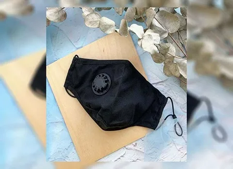 خرید ماسک سه بعدی مشکی طرح دار با قیمت استثنایی