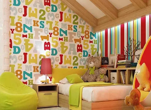 خرید کاغذ دیواری سه بعدی دخترانه + بهترین قیمت