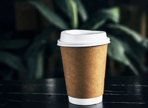 لیوان یکبار مصرف نسکافه؛ کاغذی پلاستیکی گیاهی 2 مدل ساده درب دار