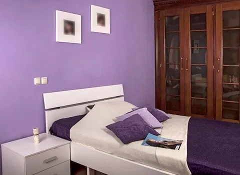 رنگ ساختمان یاسی؛ غلظت زیاد قابلیت ترکیب پذیری مناسب اتاق خواب