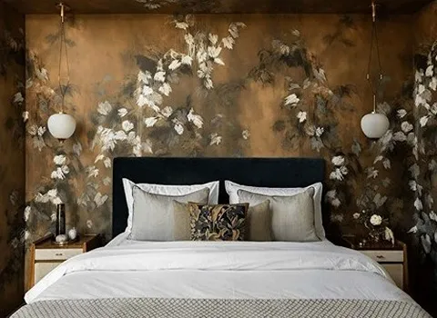 کاغذ دیواری بافت دار مخملی | خرید با قیمت ارزان